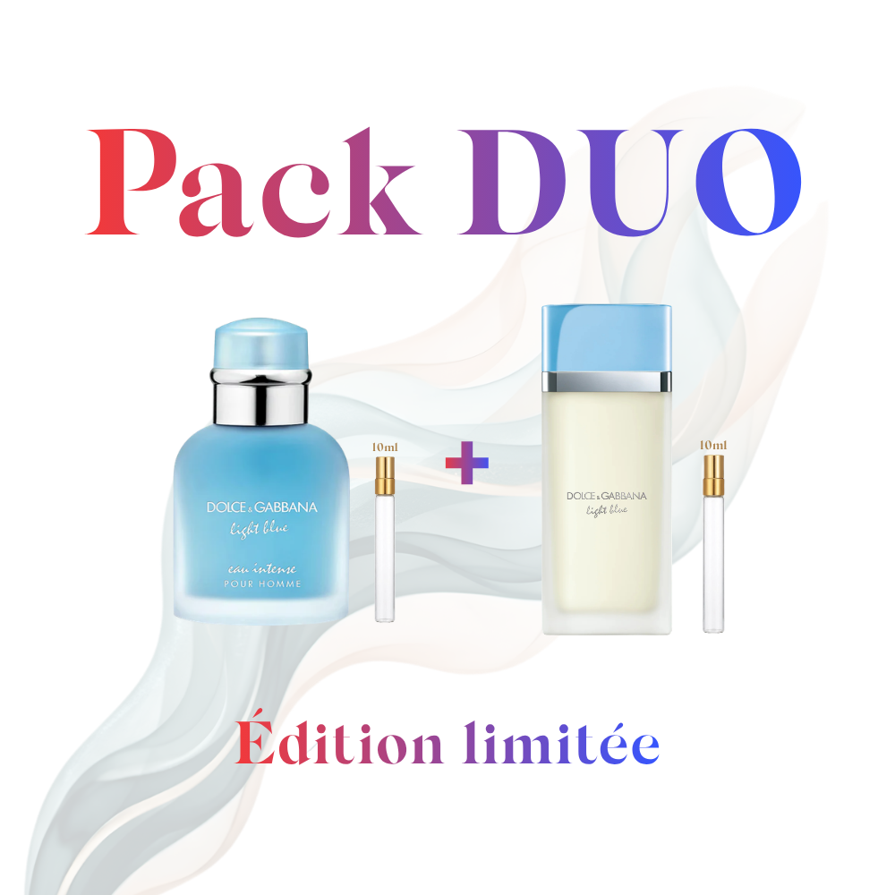 DUO : Light Blue Intense Homme + Light Blue Femme