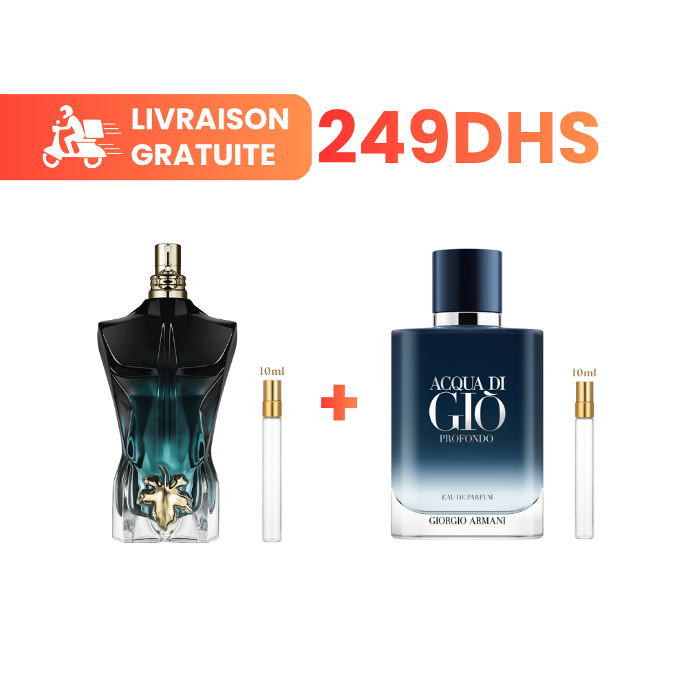 Le Beau Le Parfum + Acqua di Giò Profondo avec Livraison Gratuite