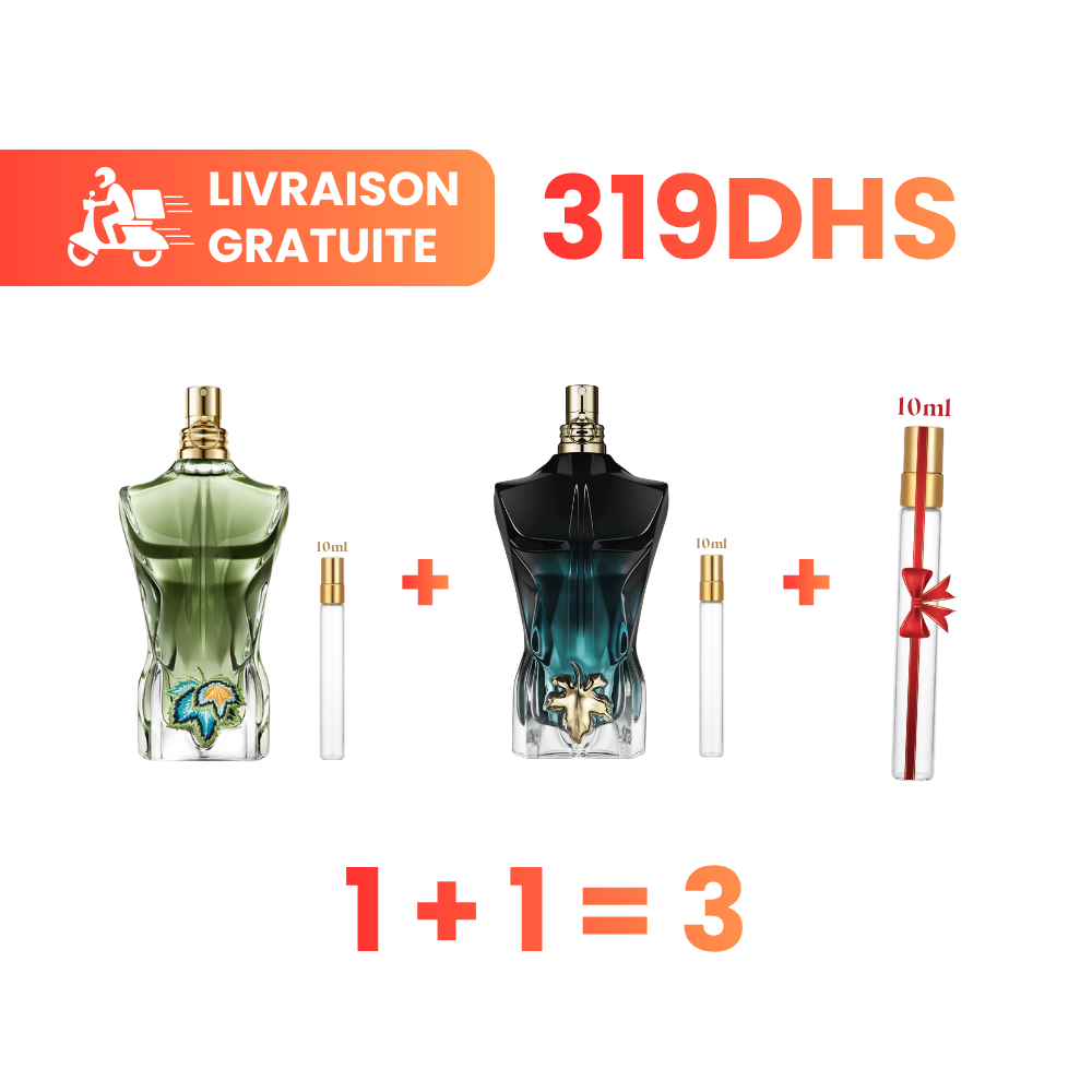 Le Beau Paradise Garden + Le Beau Le Parfum + 10ML GRATUIT avec Livraison Gratuite