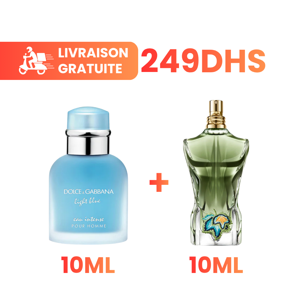 Light Blue Intense 10ML + Le Beau Paradise Garden 10ML