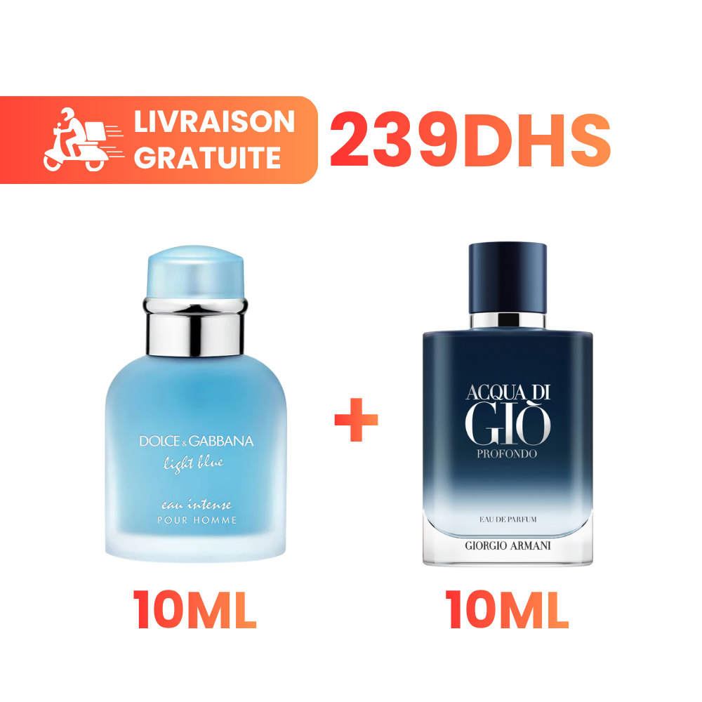 Light Blue Intense 10ML + Acqua di Giò Profondo 10ML