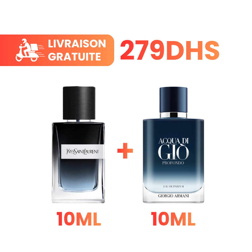Y EDP + Acqua di Giò Profondo + Livraison Gratuite